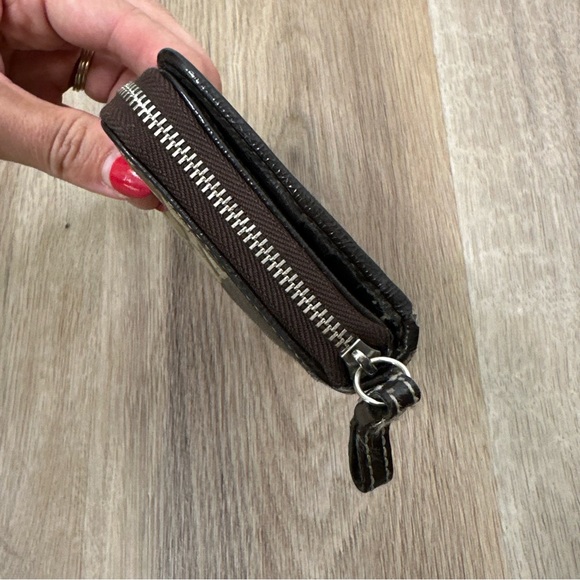 Brown C Logo Coach Wallet - Picture 7 of 9